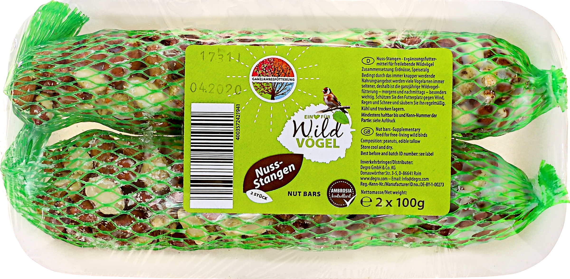 Degro Nøddestænger