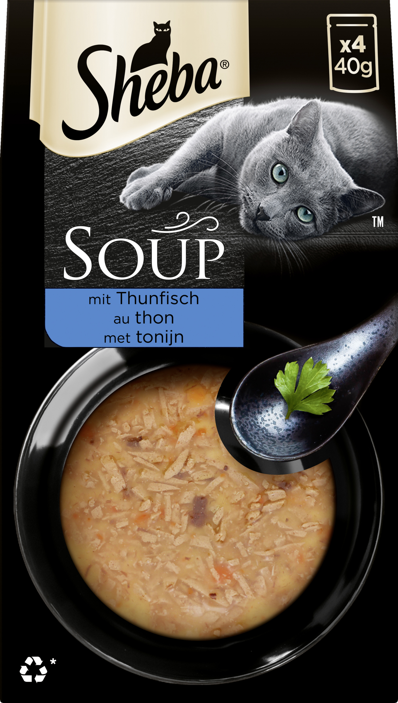 Sheba Suppe med tun, multipakke