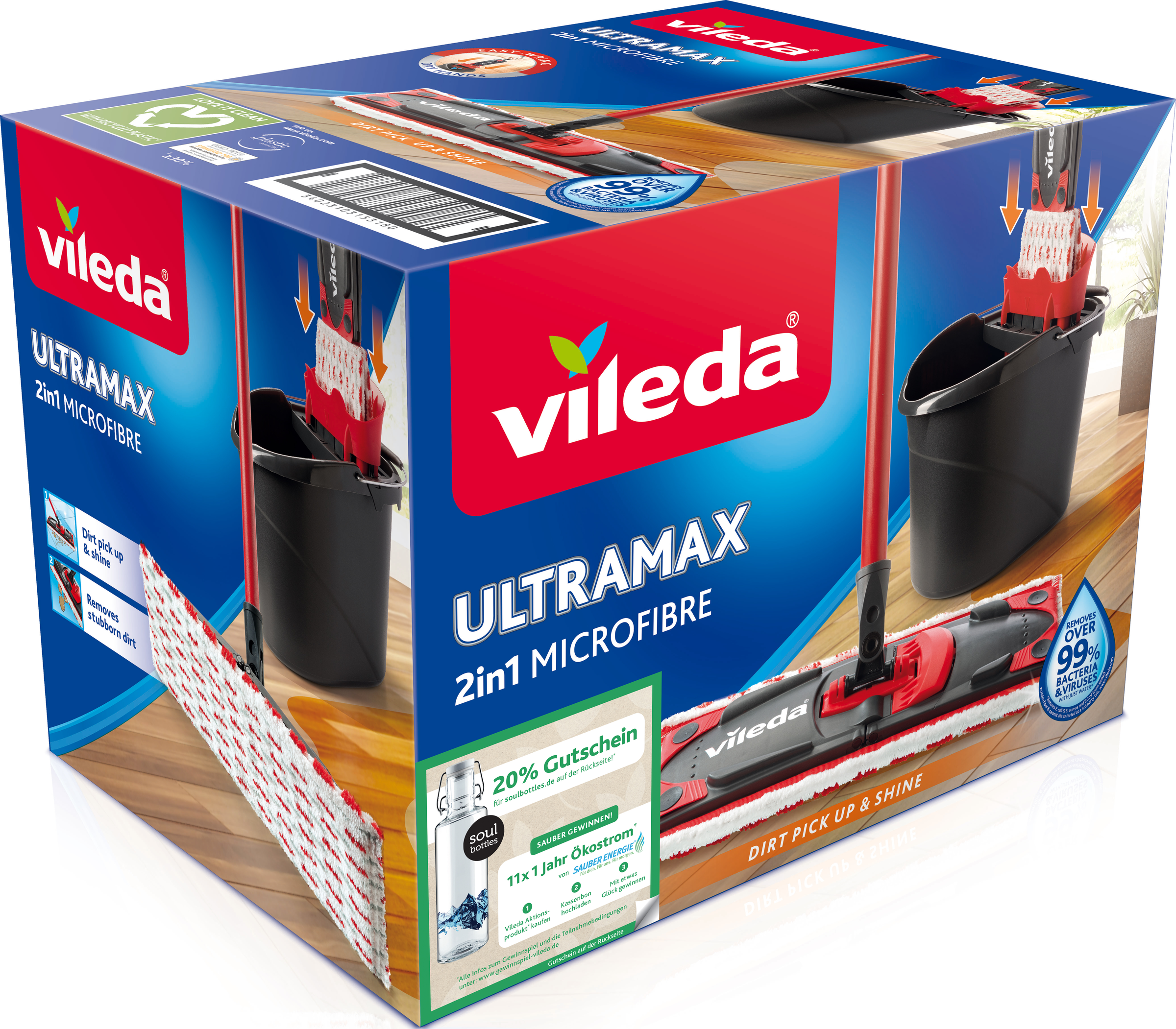 Vileda Ultramax 2-i-1 boks