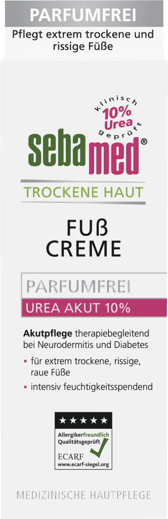 sebamed Tør hud fodcreme parfumefri urea 10 %