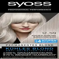 hegn Synlig fordomme Syoss Professional Performance Cool Blonds 12_59 Kølig Platinblond Køb  online | rossmann.dk
