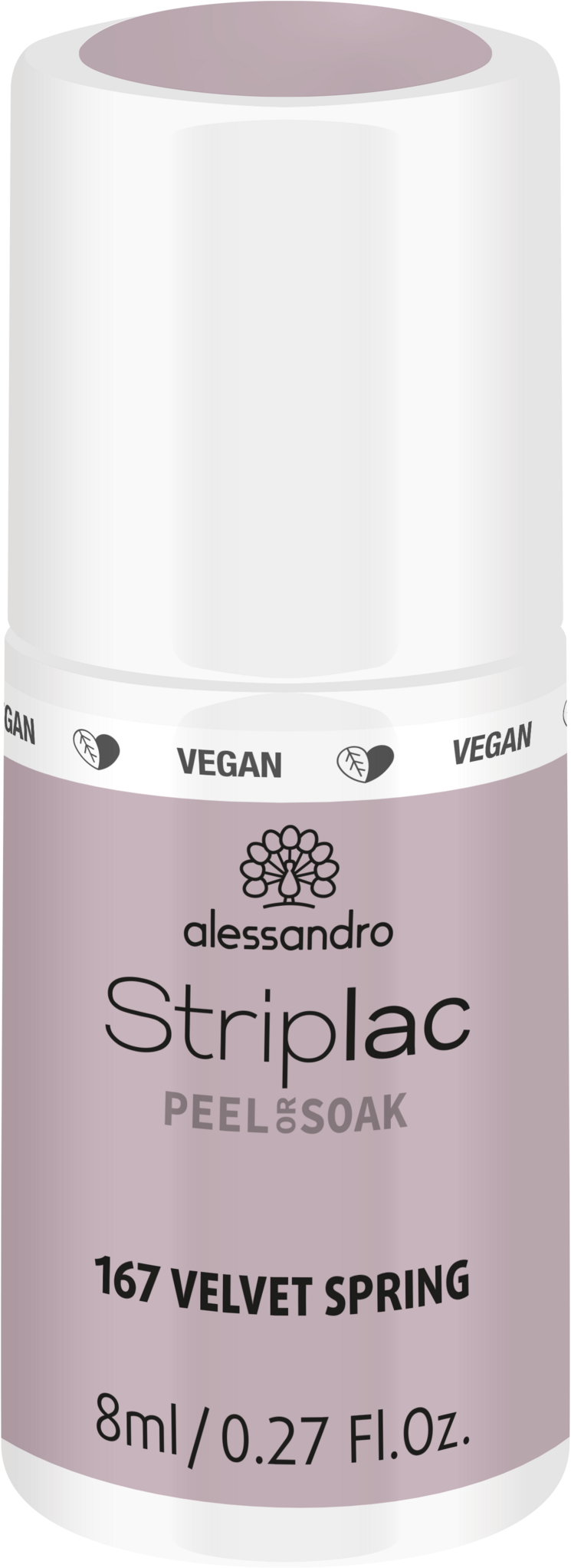 Alessandro STRIPLAC PEEL OR SOAK VELVET SPRING -VEGAN