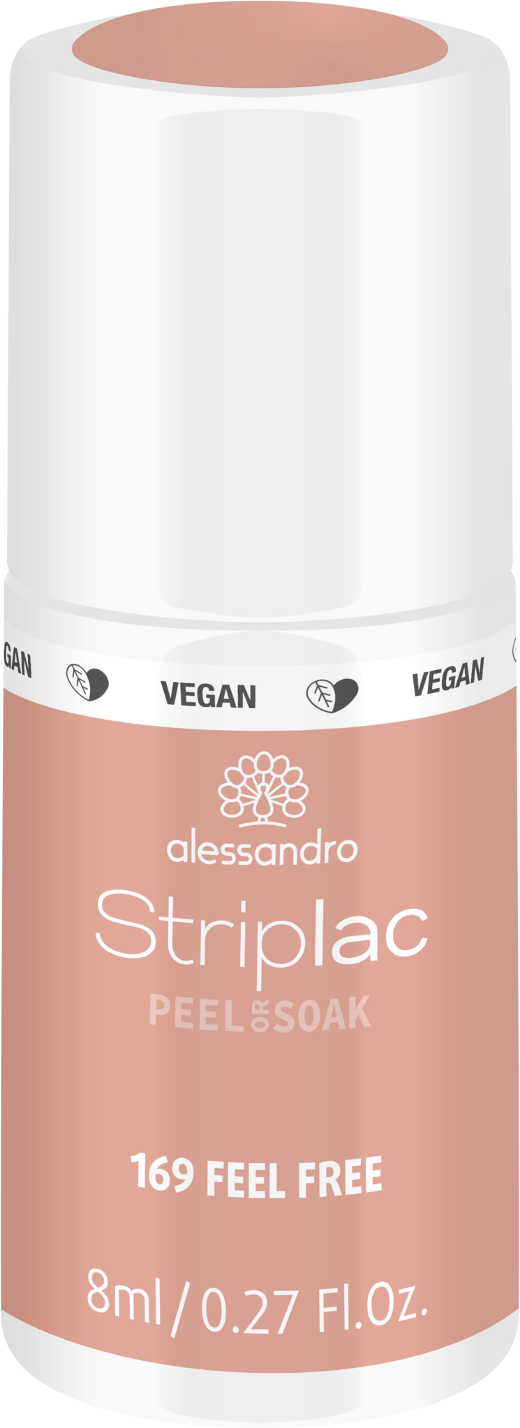 Alessandro STRIPLAC PEEL OR SOAK FEEL FREE -VEGAN