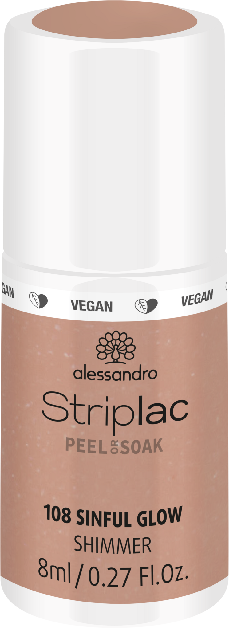 Alessandro STRIPLAC PEEL OR SOAK SINFUL GLOW -VEGAN