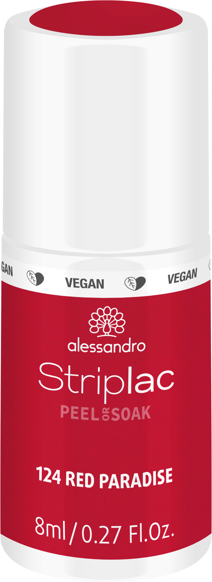 Alessandro STRIPLAC PEEL OR SOAK RED PARADISE -VEGAN