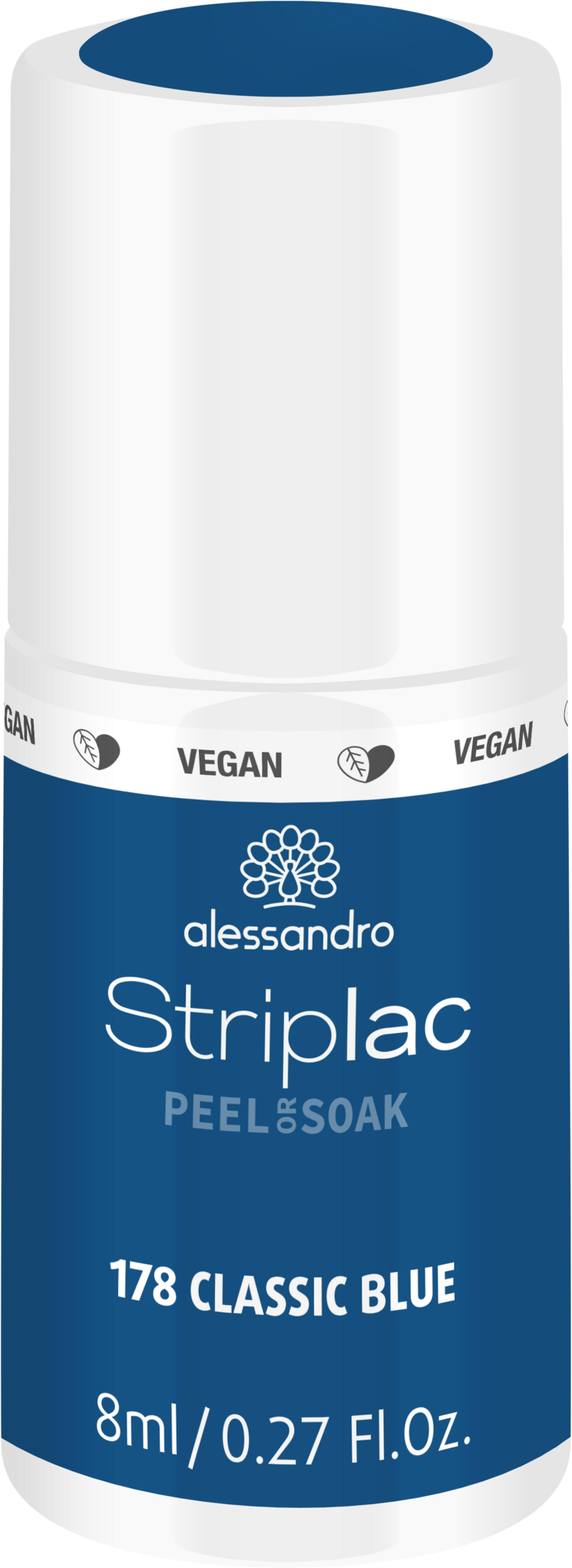 Alessandro STRIPLAC PEEL OR SOAK CLASSIC BLUE -VEGAN