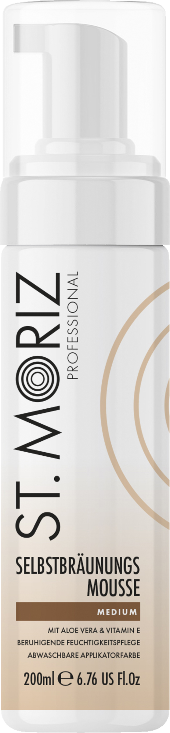 St. Moriz Professional selvbrunermousse medium