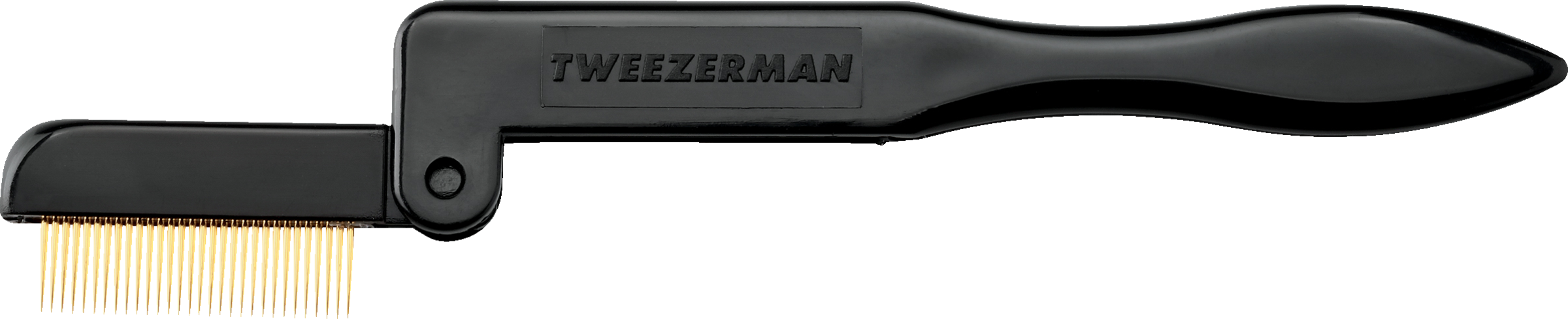 Tweezerman Folding lashcomb - vippekam, Black