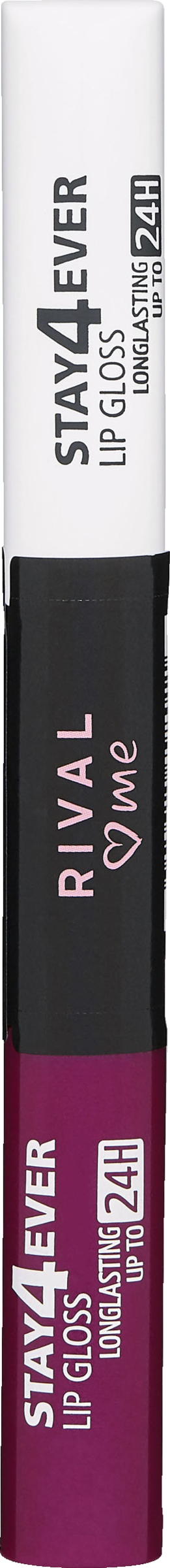 RIVAL loves me Stay4Ever Lipgloss 14 purple plum