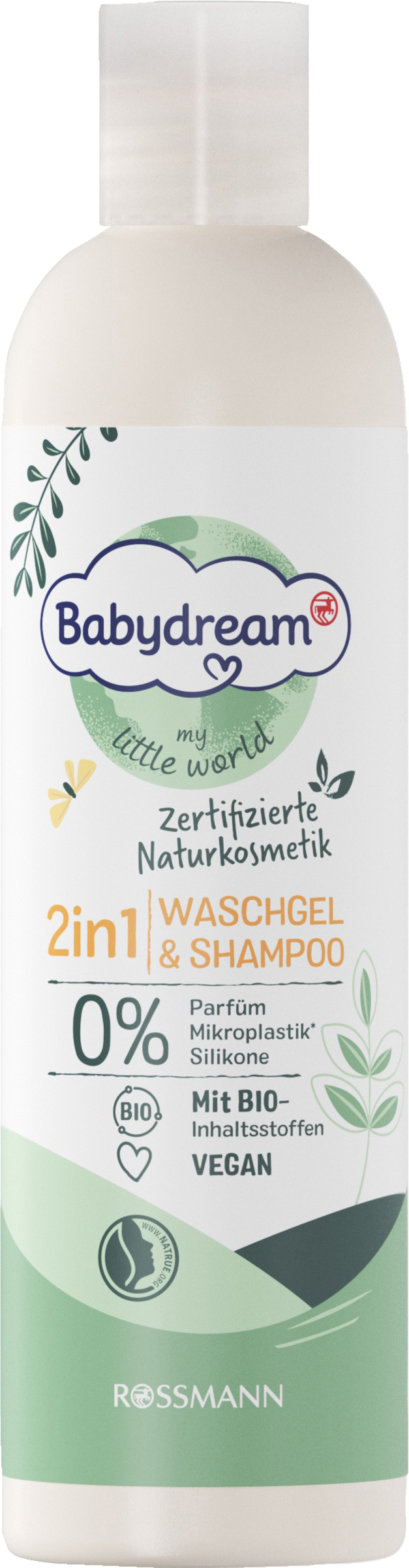 Babydream Natural vaskegel og shampoo