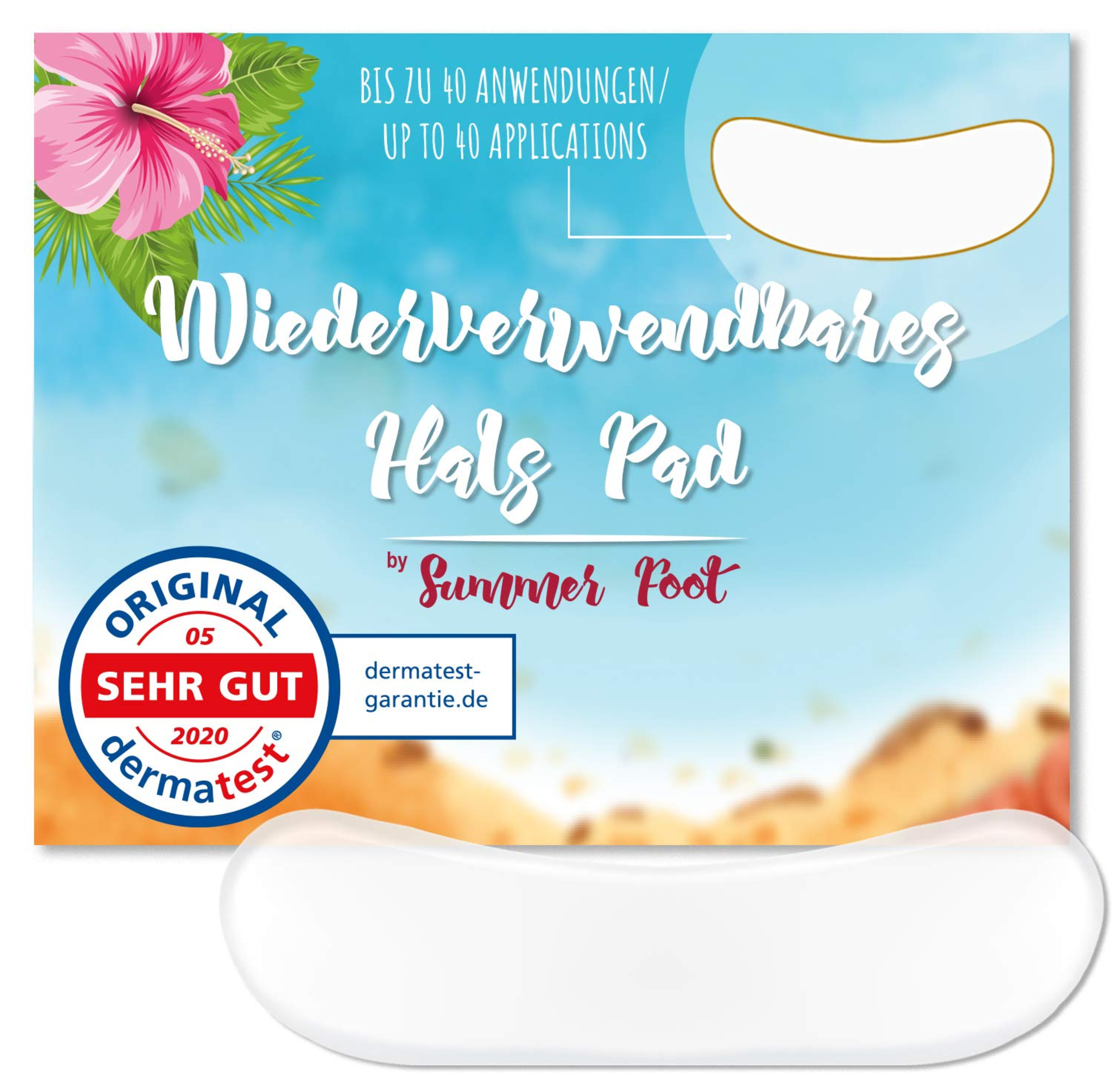 Summer Foot Genanvendelig halspad