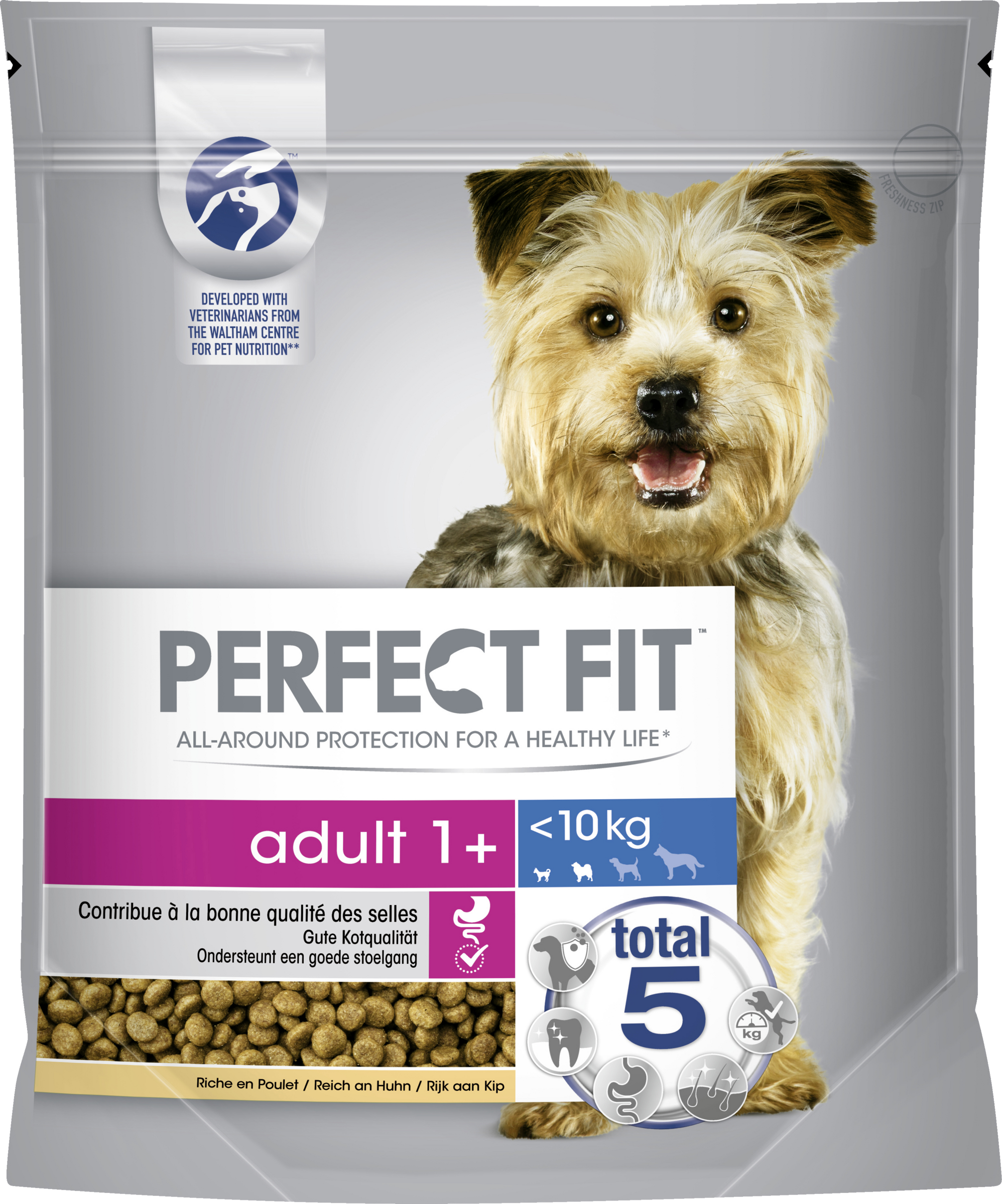 Perfect Fit Voksen hundefoder 1+ XS/S med kylling