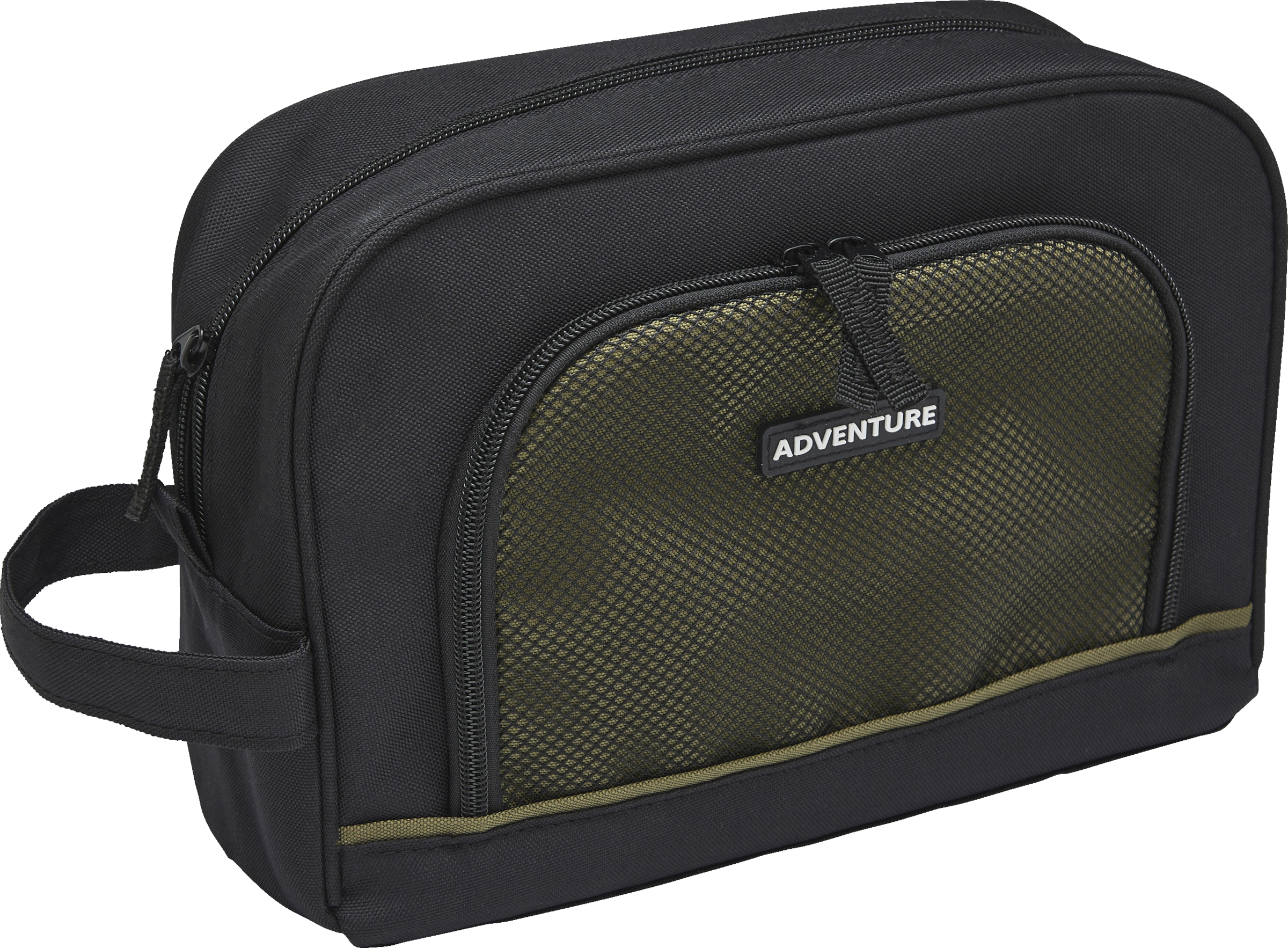 Travel Collection Herretoilettaske sort/oliven