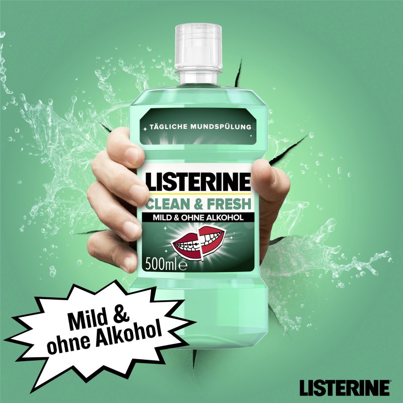 Listerine Mundskyl Cool & Fresh Køb online rossmann.dk