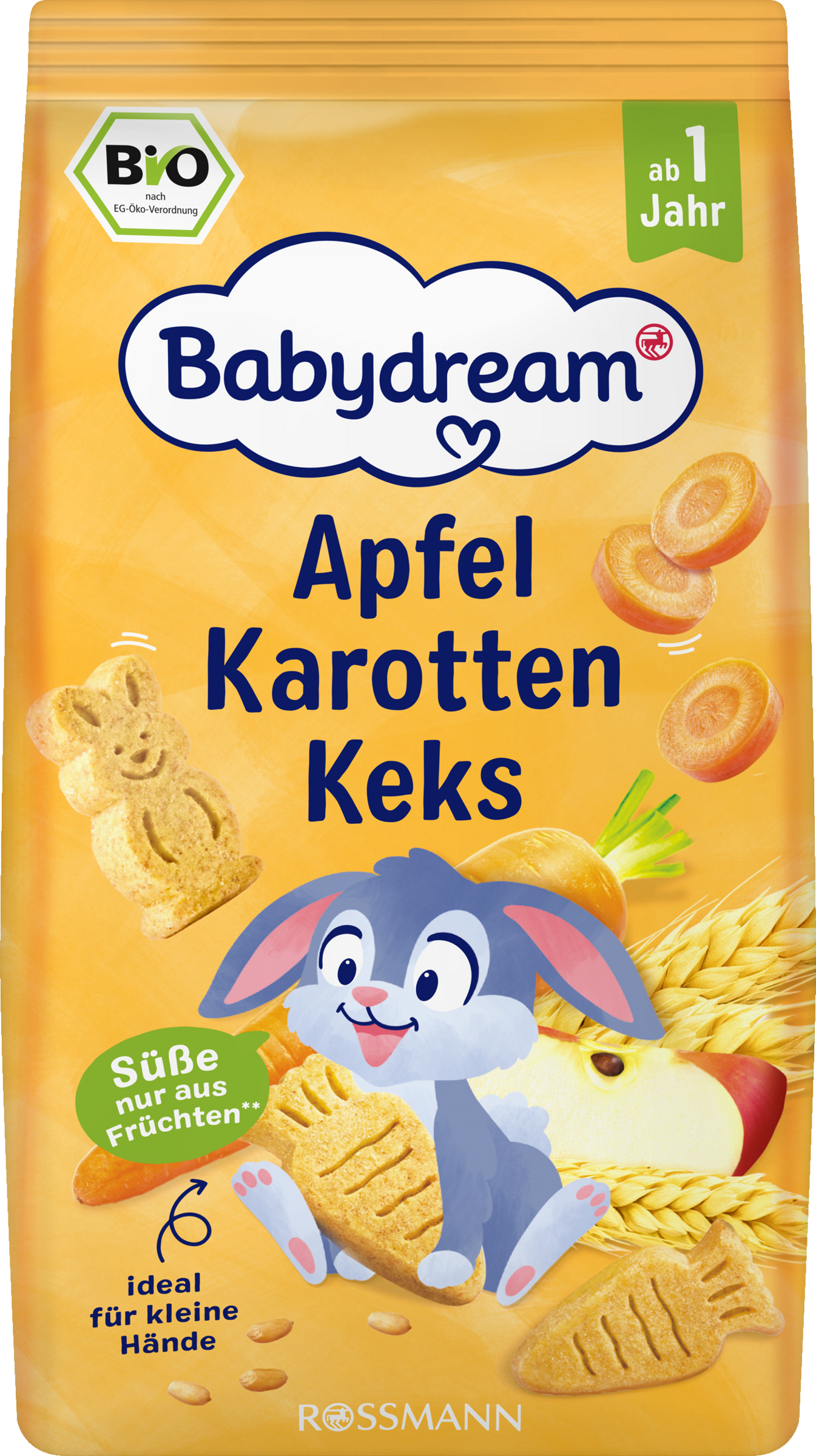 Babydream Økologiske æble-gulerodskiks