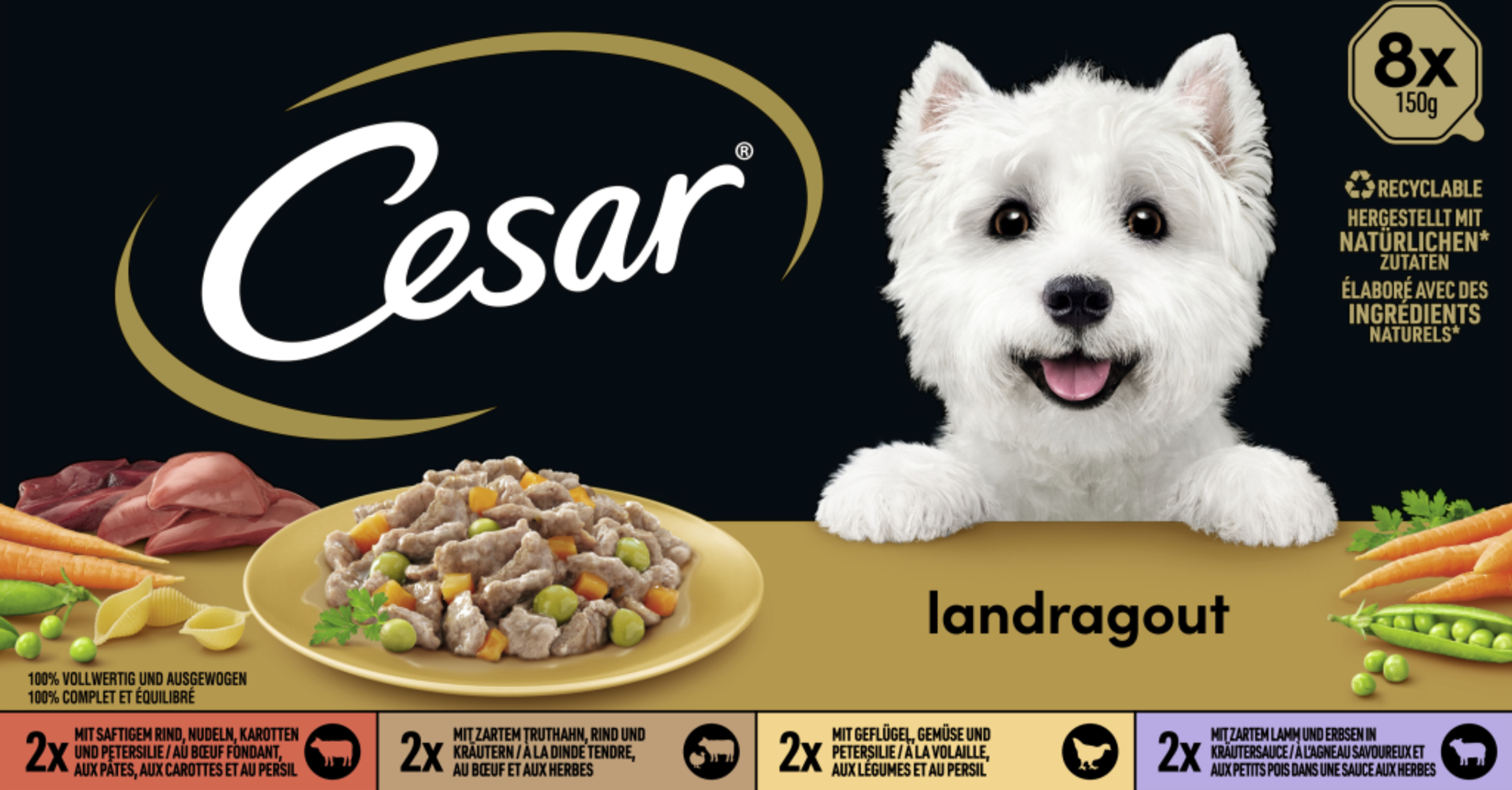 Cesar Multipack landragout multipakke