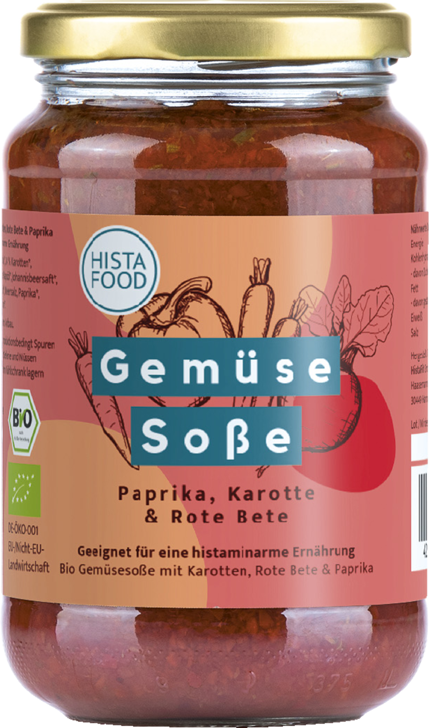 HistaFood Økologisk grøntsagssauce