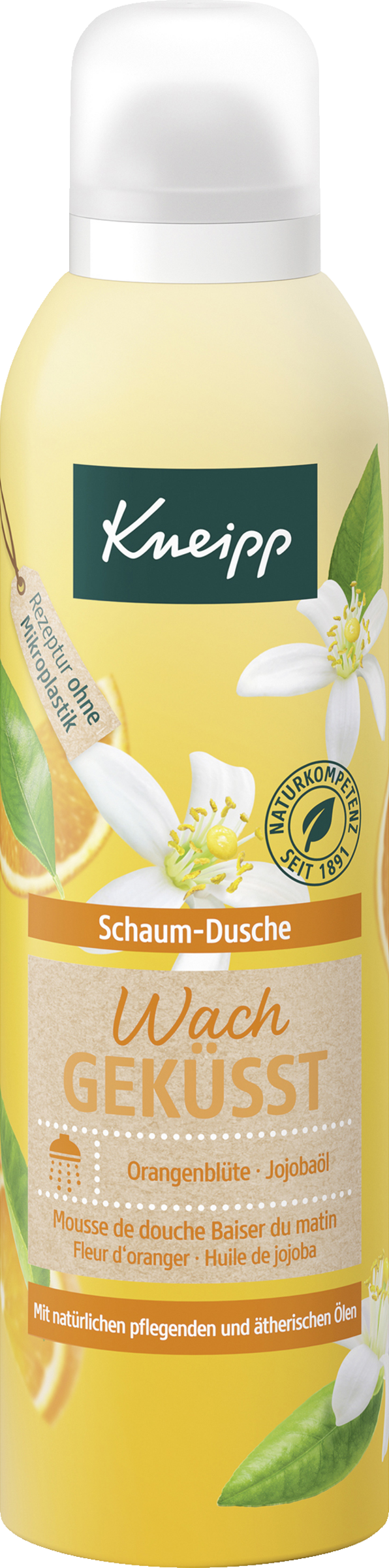 Kneipp Foam Shower Wax Kissed Orange Blossom - Jojobaolie