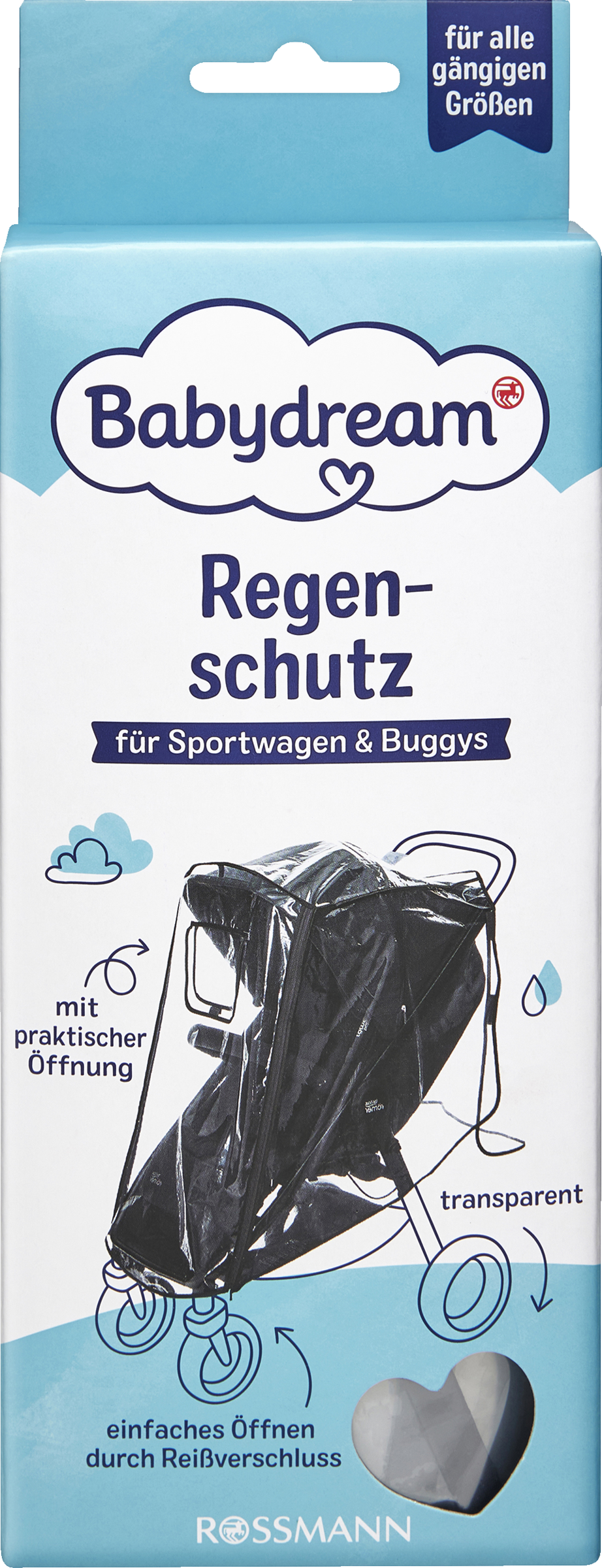Babydream Regnbeskyttelse til klapvogne og paraplyvogne