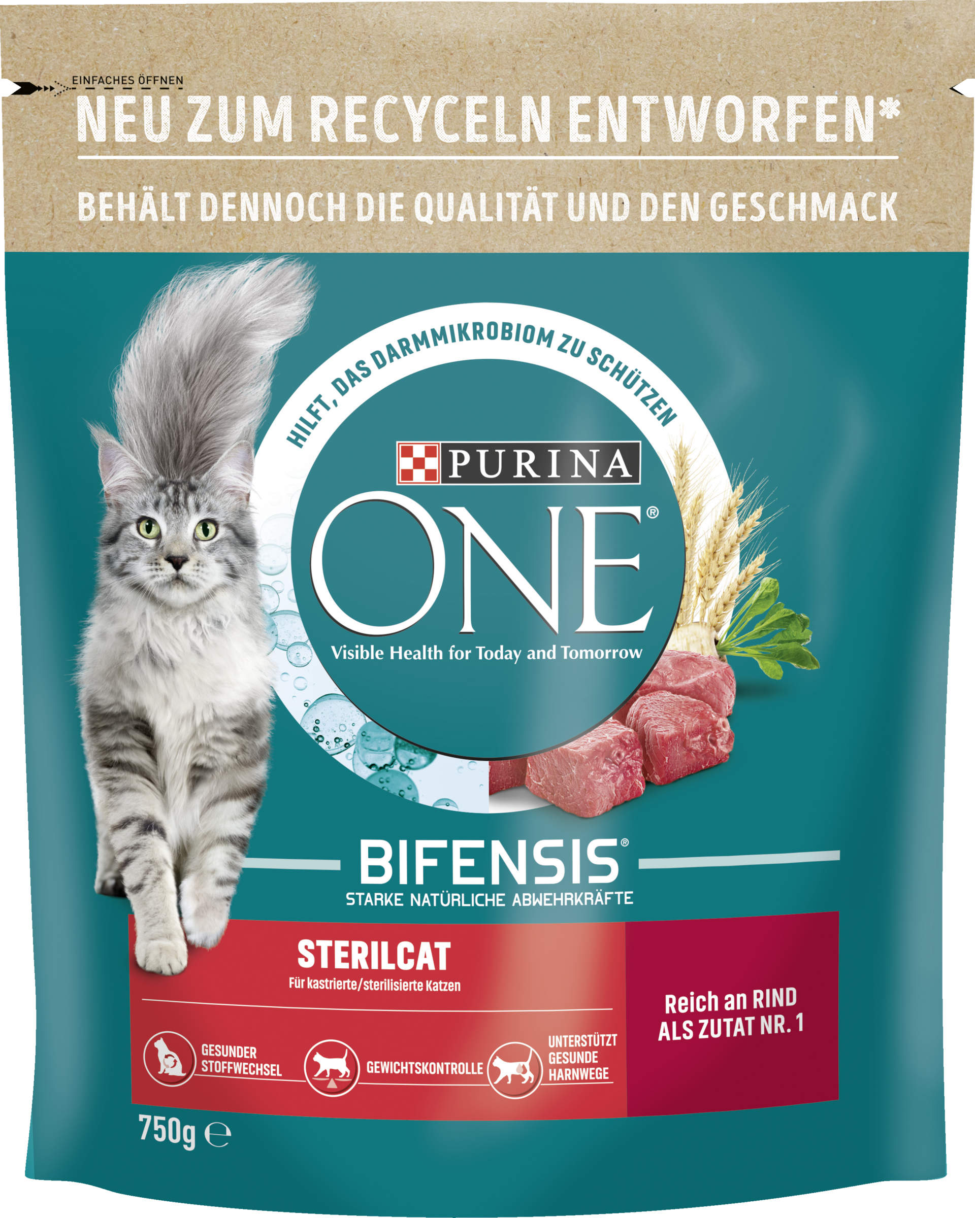 Purina STERILCAT tørfoder med oksekød