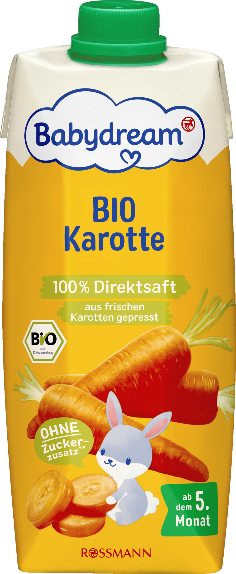 Babydream Øko gulerødder 100% ren saft, tappet direkte