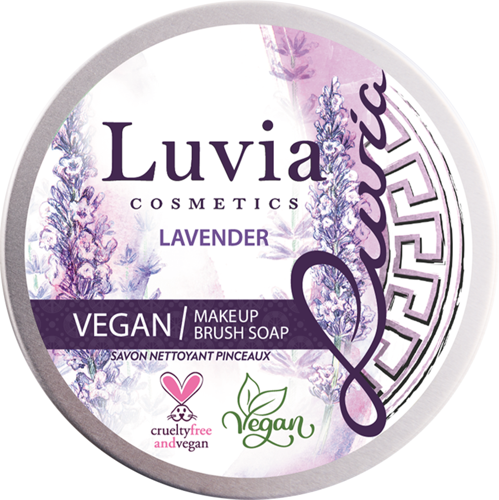 Luvia Cosmetics Børstesæbe lavendel