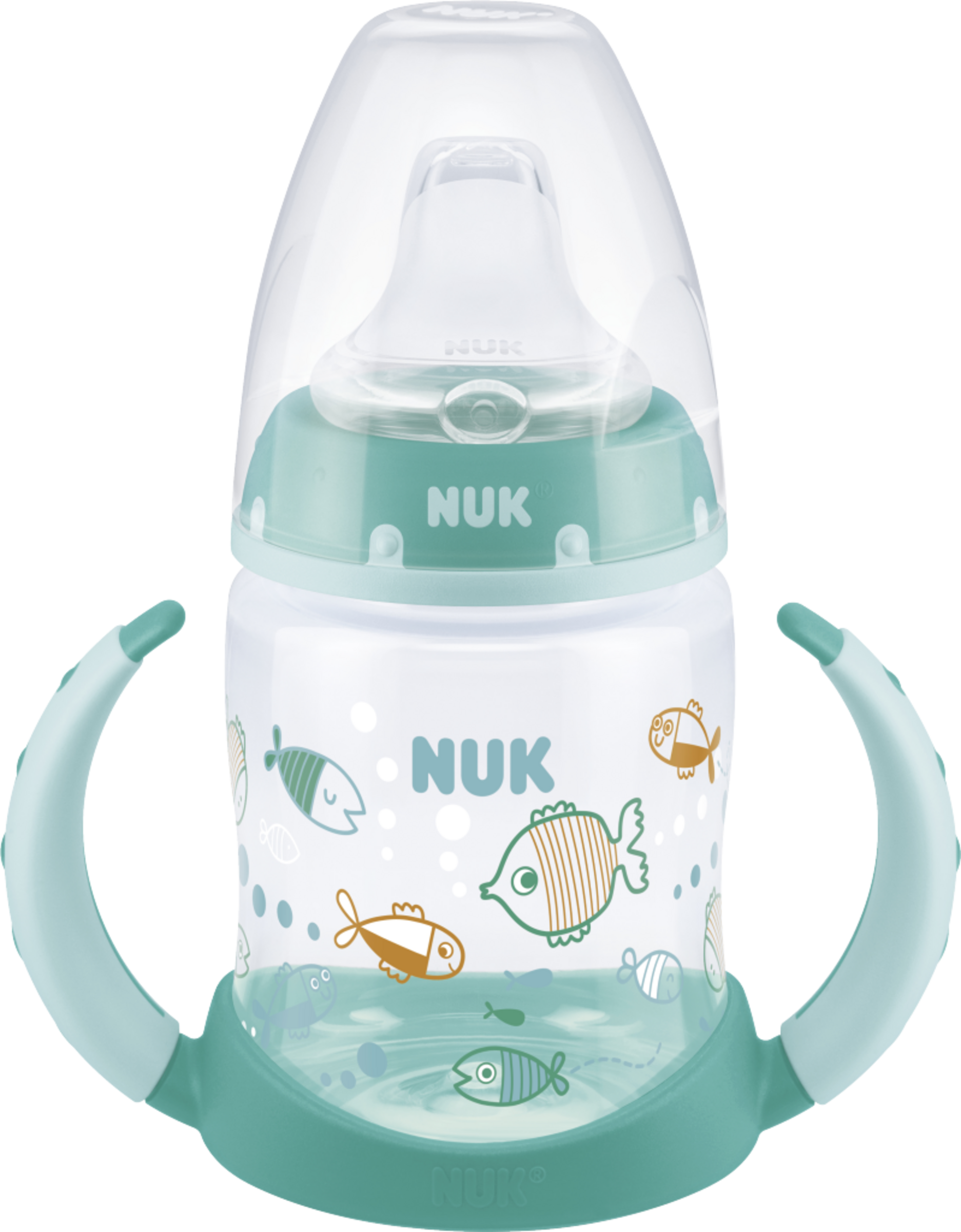 NUK First Choice drikkeflaske med Temperature Control, grøn, 6-18 måneder