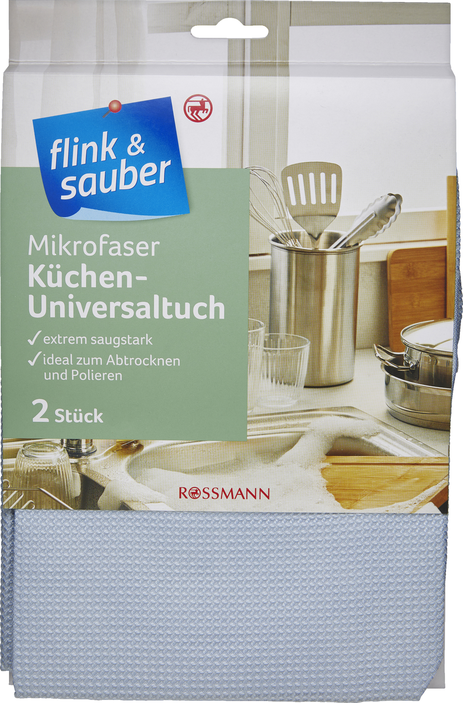 flink & sauber Mikrofiber-universalkøkkenklud
