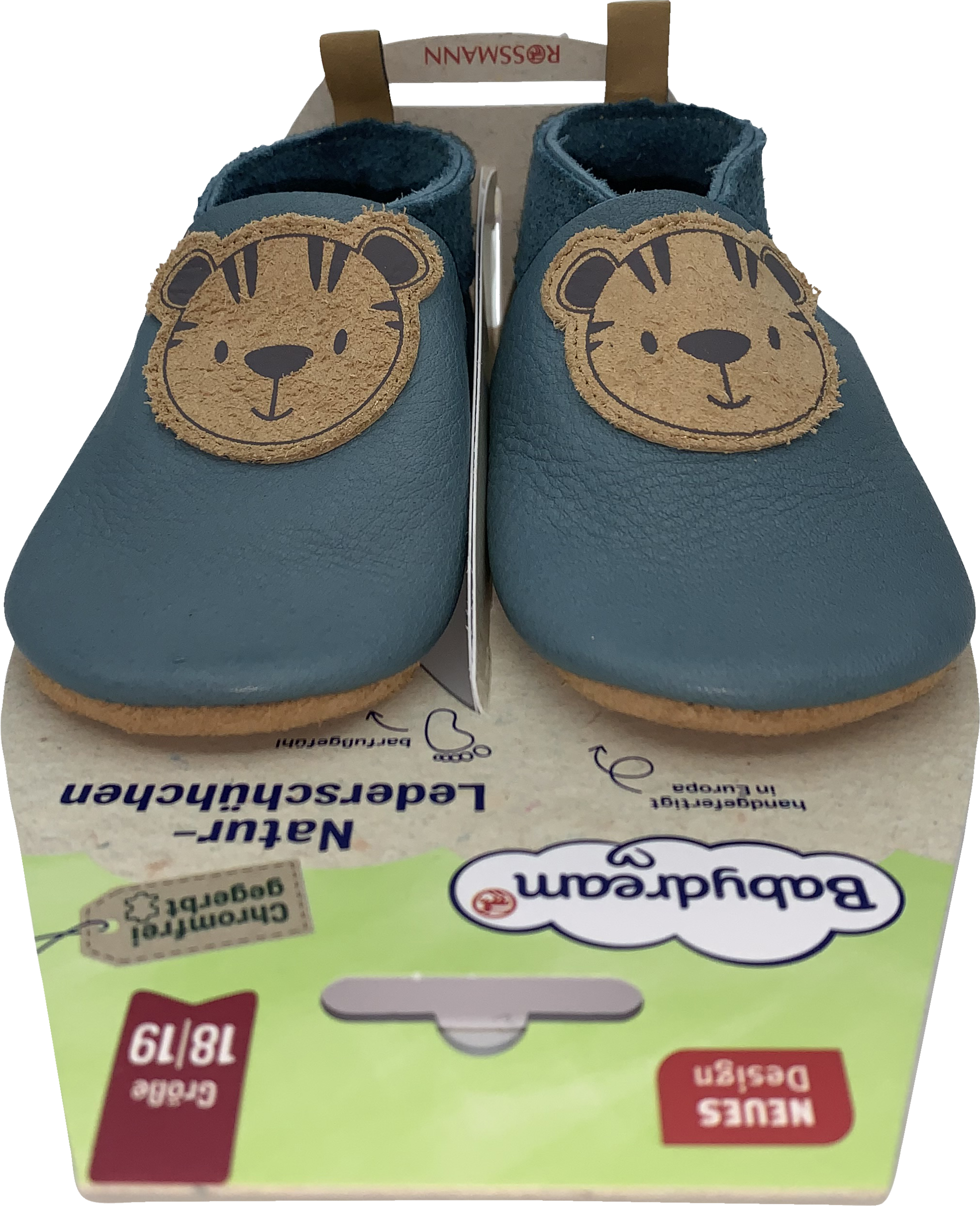 Babydream Lædersko, Petrol str. M 18/19