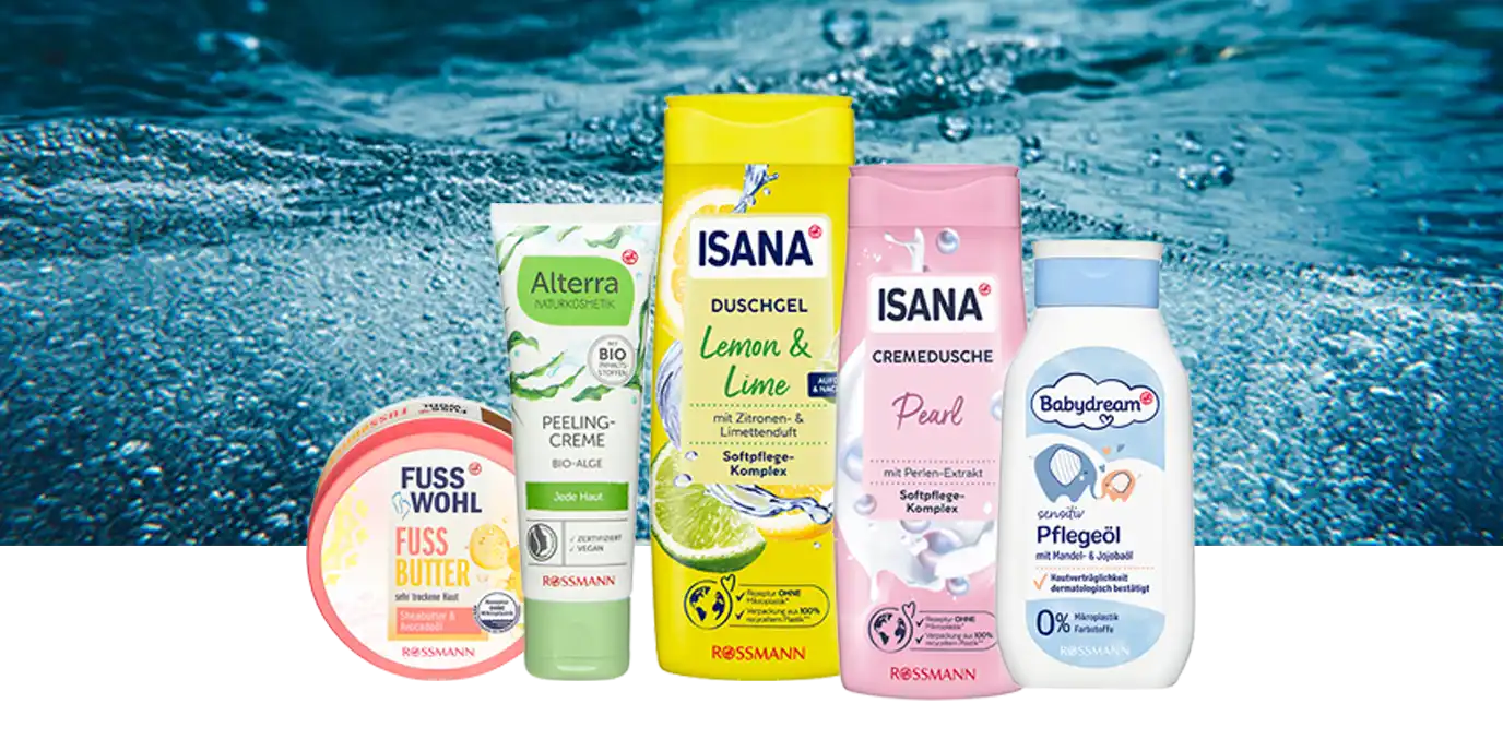Mikroplastfrie produkter hos ROSSMANN