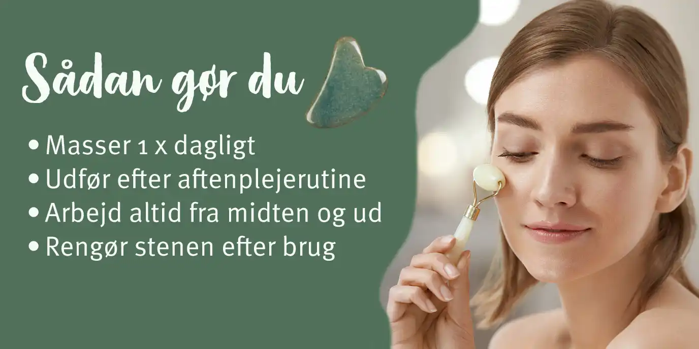 Gua sha massagesten